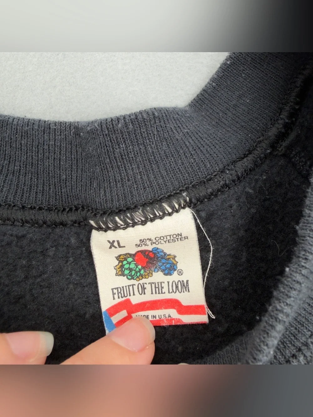 Vintage Fruit of the Loom NASA Printed Crewneck Sweater XL Mens Made in USA